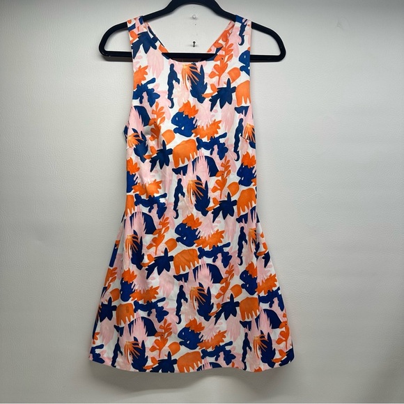 JADE MELODY TAM Colorful Sleeveless Dress with Abstract Print SIZE SMALL - Picture 1 of 9